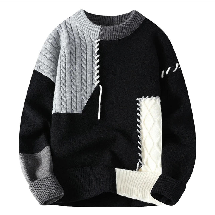 Sandro™ | Hyggelig patchwork-sweater