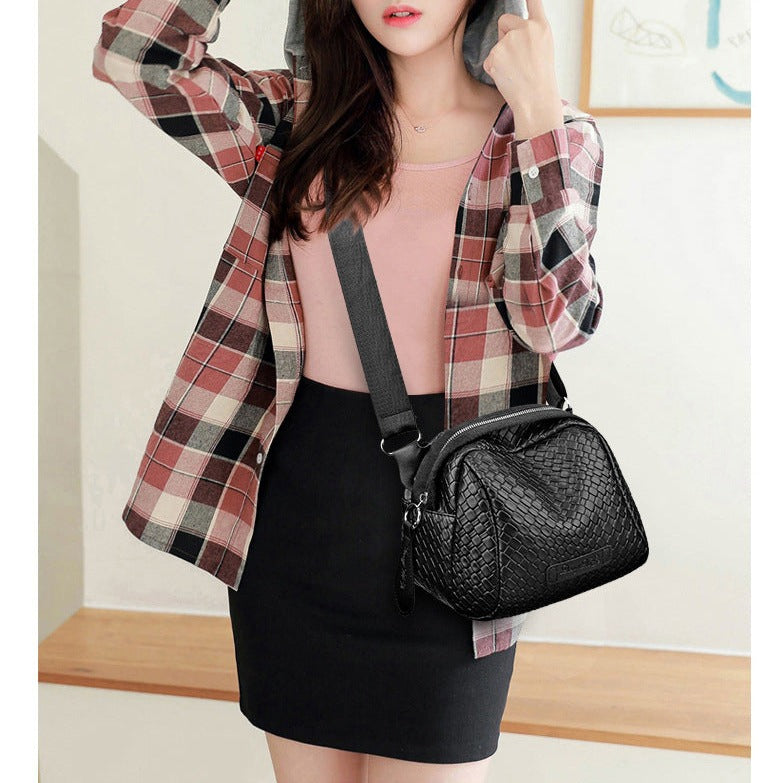 Rosa™ - Håndlavet skuldertaske i læder