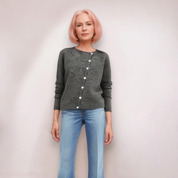 Lova | Sweater med knapper